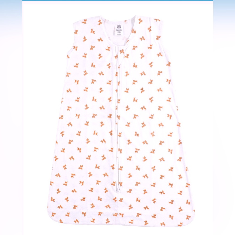 Luvable Friends Fox Sleeveless Jersey Wearable Blanket NWT
